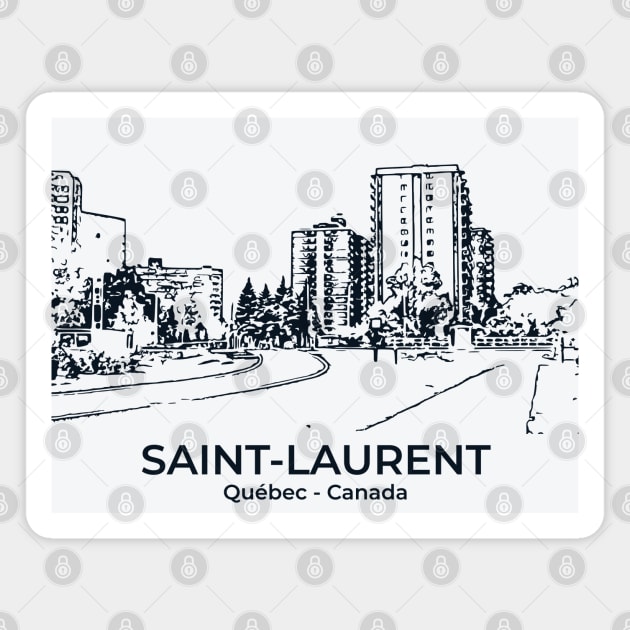 Saint-Laurent - Québec Magnet by Lakeric
